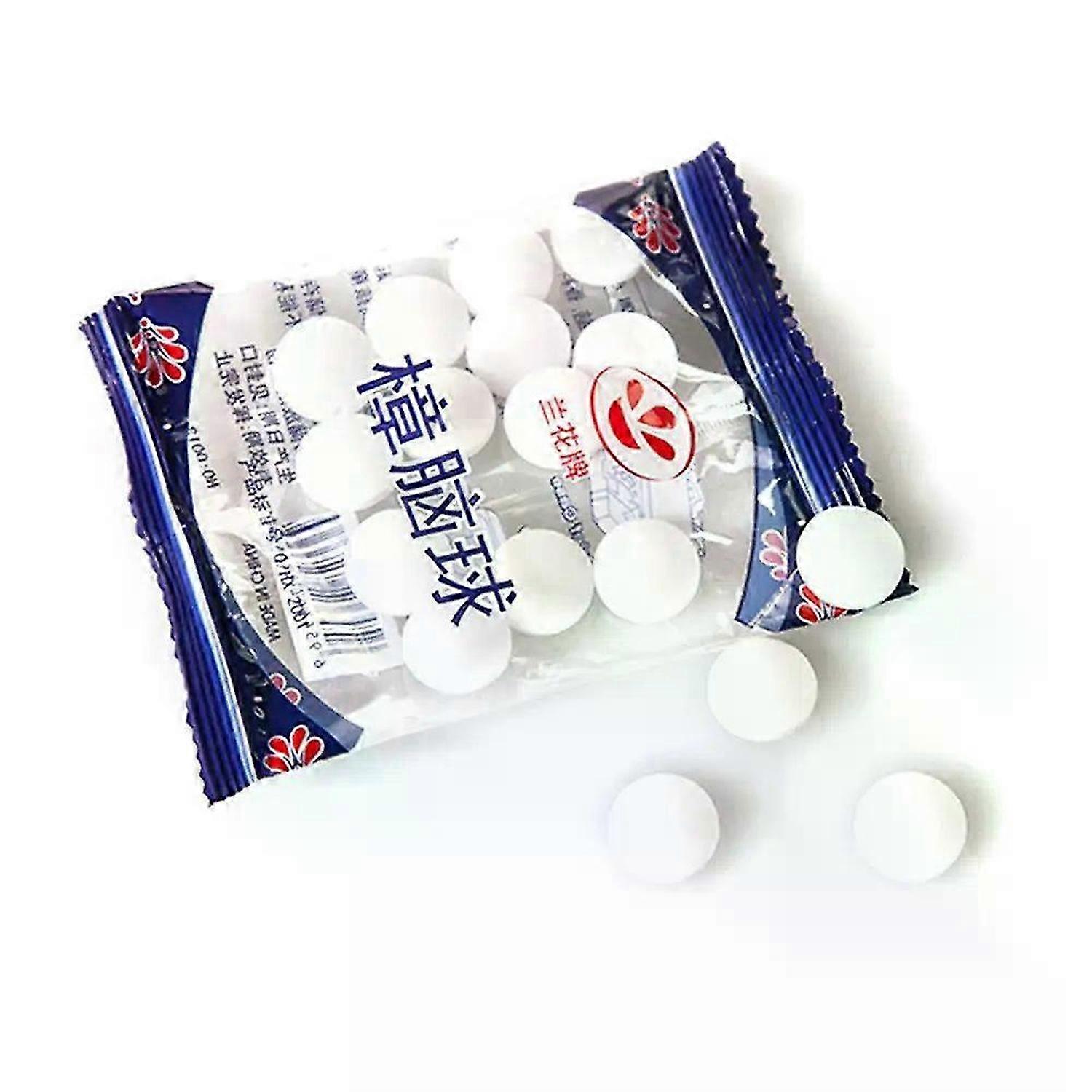 1-10 sáčků naftalinu, kuličky proti molům, kafrové kuličky, bezpečné proti plísním, hmyzu, tablety proti molům, přírodní kafr, kuličky proti molům, hubení škůdců