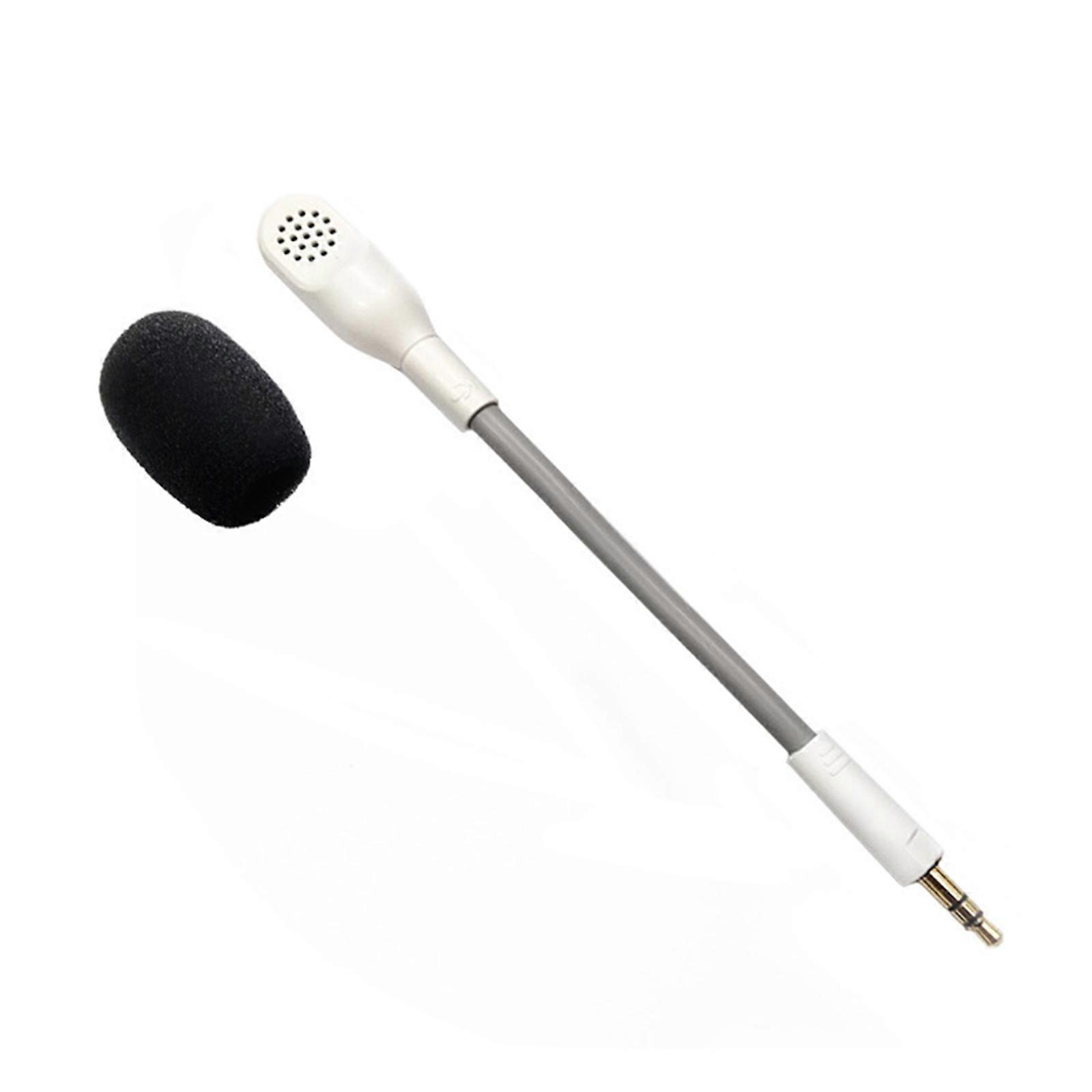 Detachable Mic with Sponge For X Gaming Headphone Feature Noise Reduction and Clear Voice Transmission  White