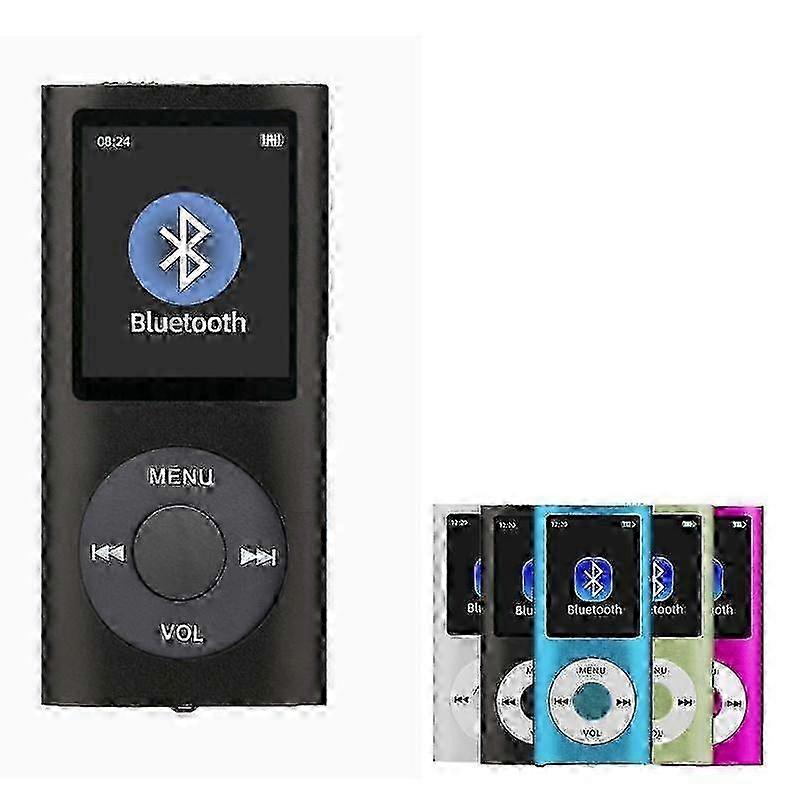 Mp3 player/Mp4 player, portable Mp3 music player with memory SD card ultra-thin classic digital LCD screen 1.82'