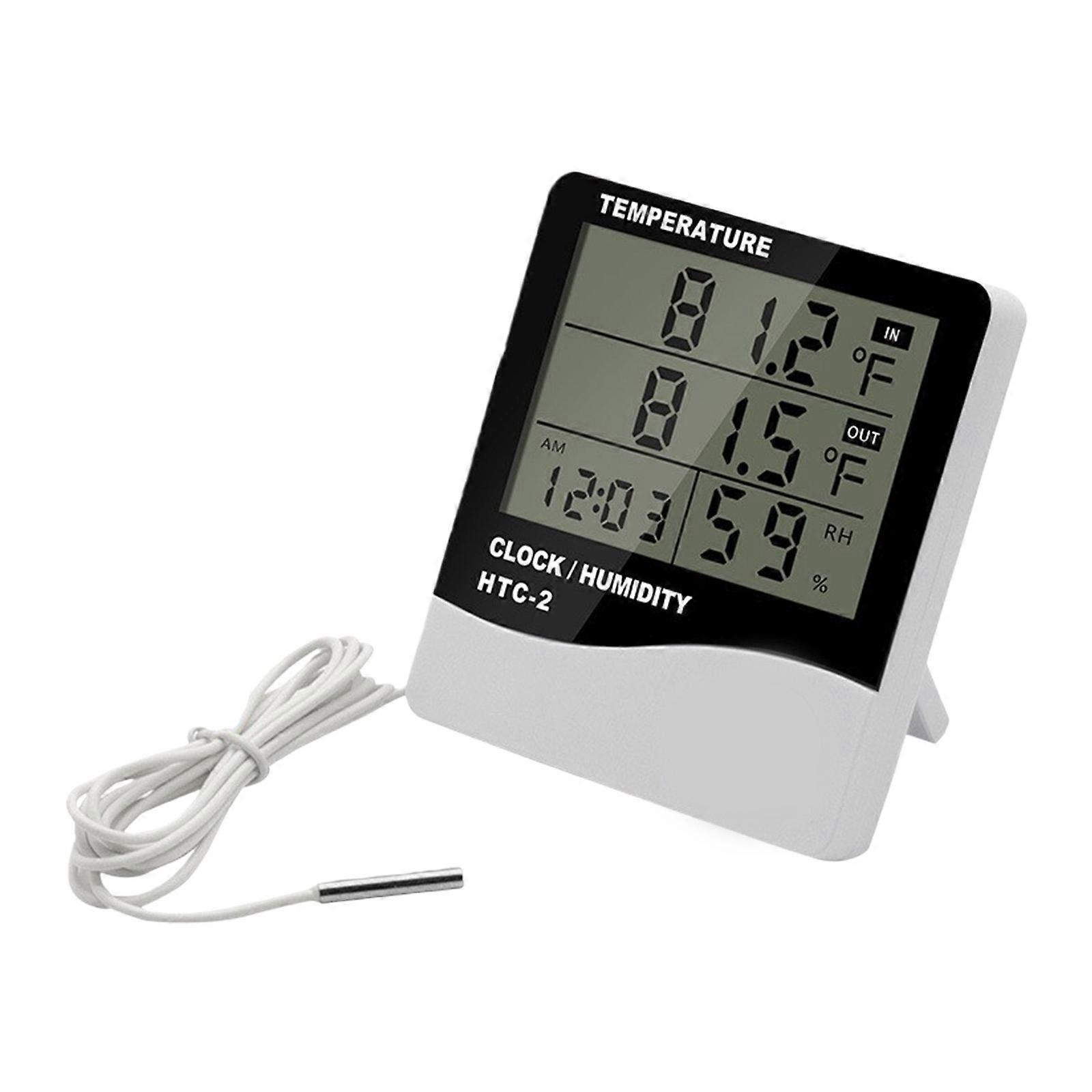 Plastic Thermometers For Reptiles Tanks And Refrigeration Large Readable Display Wide Measurement Range Multicolor