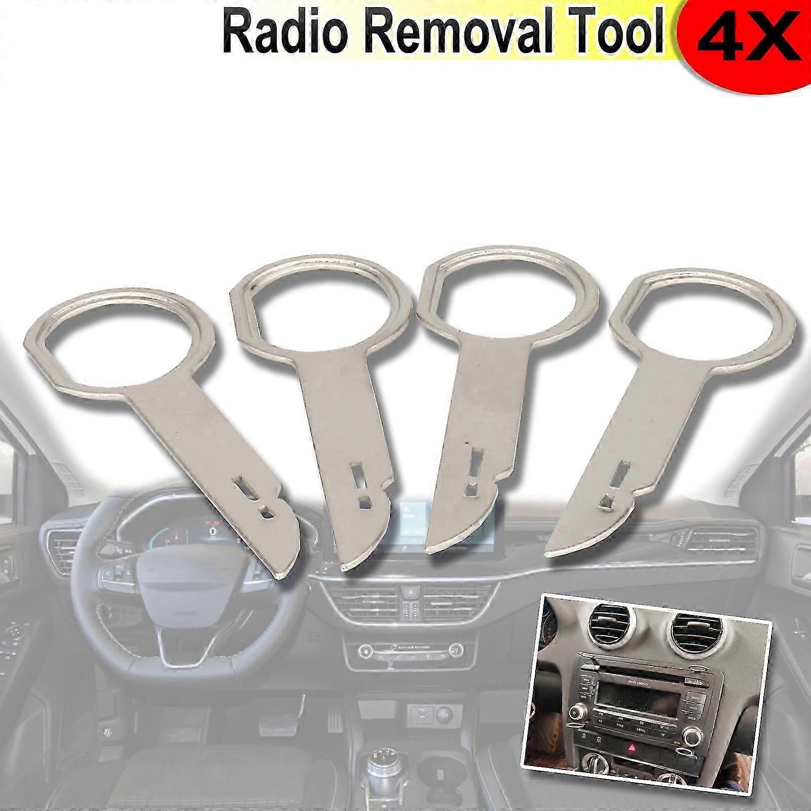 2 Pair Radio CD Stereo Removal Key Release Pin Extractor For Ford Focus Mondeo C-Max Fiesta Transit Car Extraction Install Tools