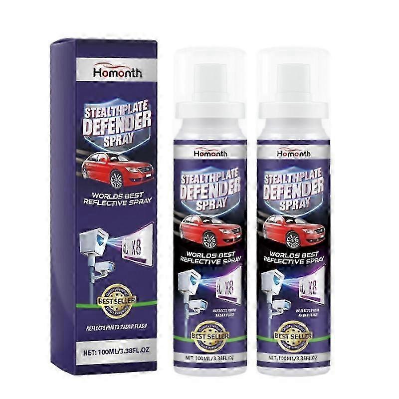 Invisible Defender Spray Vehicle Clear Coat Long Lasting Effective Invisible Defender License Spray 100ml 26s