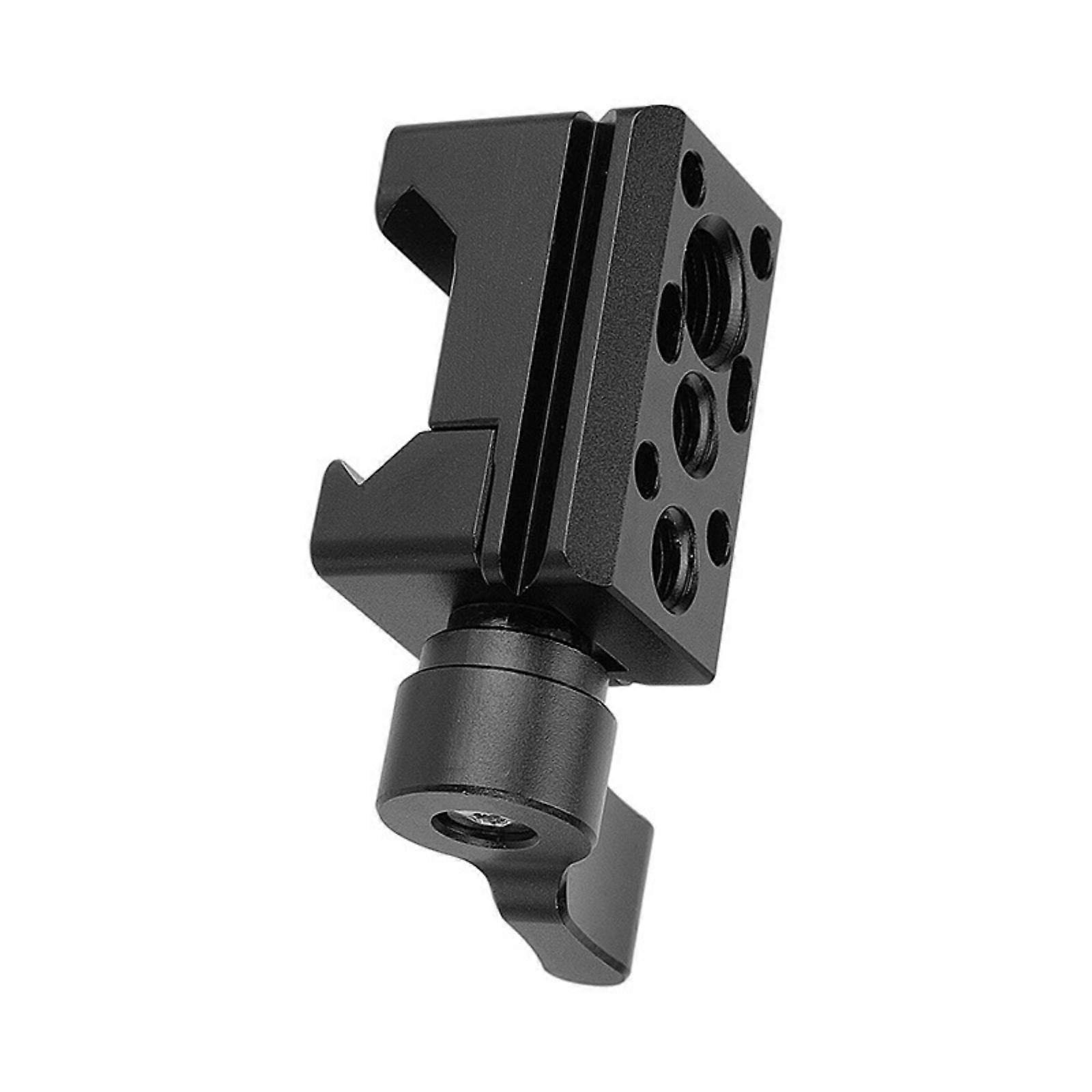 Quick Connection Slider Tube Clamp Standard with Multiple Threaded Holes for Flexible Accessory Attachment Black Multicolor