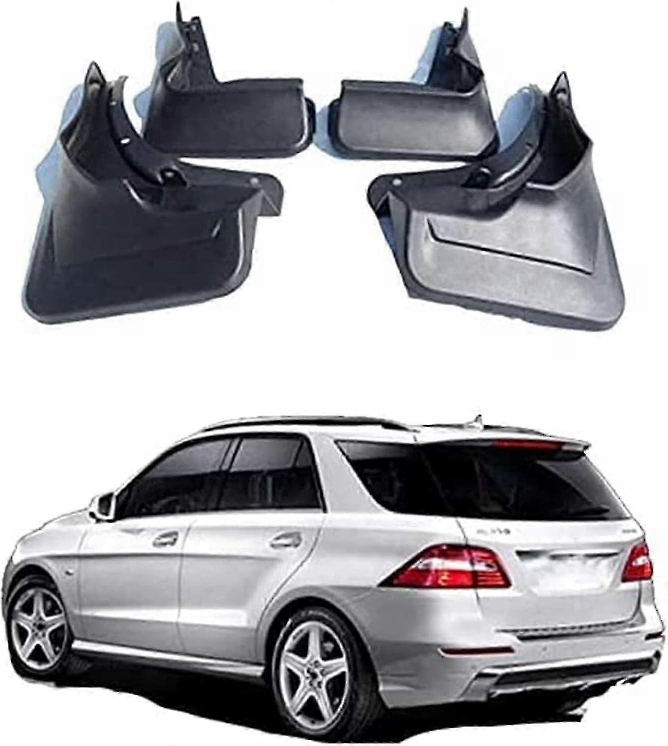 4pcs Car Mud Flaps for Benz ML W166 2012-2017,Mud Flaps Splash Guards Fenders,Contoured Mud Flaps Splash Guard Kit Pair