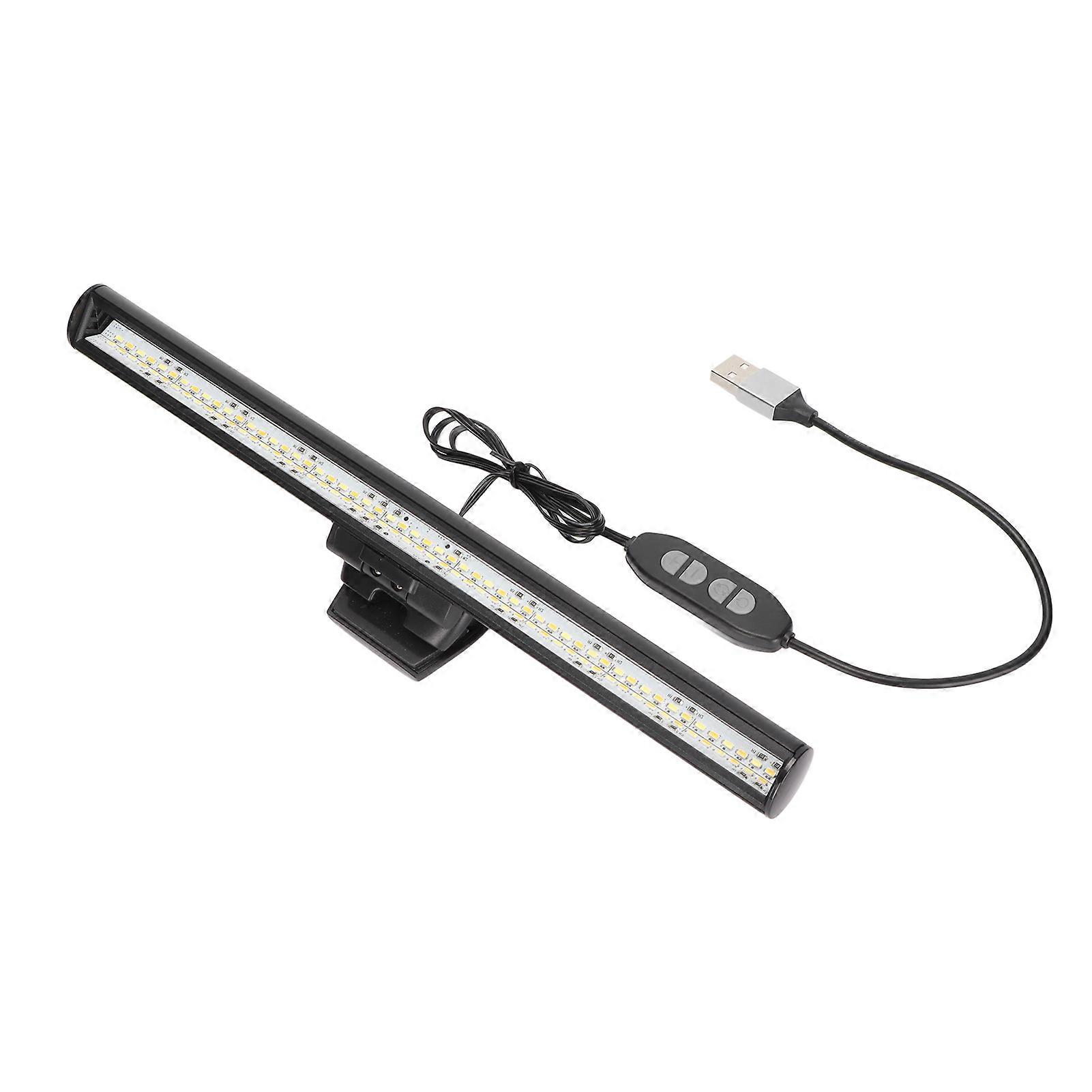 Laptop Monitor Light Bar 3 Levels Color Temperature 10 Level Brightness Adjustment USB Powered Laptop Screen Light Bar