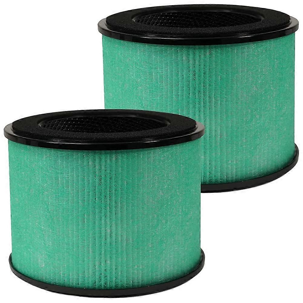 2 Pack True HEPA H13 Replacement Filters Compatible with BS08 Air Purifier for Home