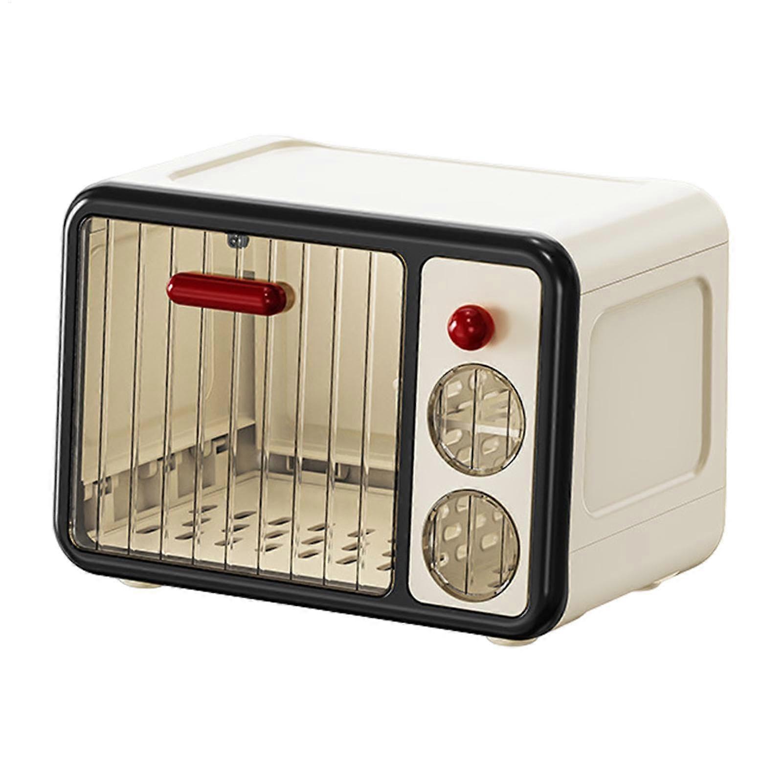 Baby Bottle Storage Box Foldable Black Portable Large Capacity Drying Rack Baby Tableware Storage Box