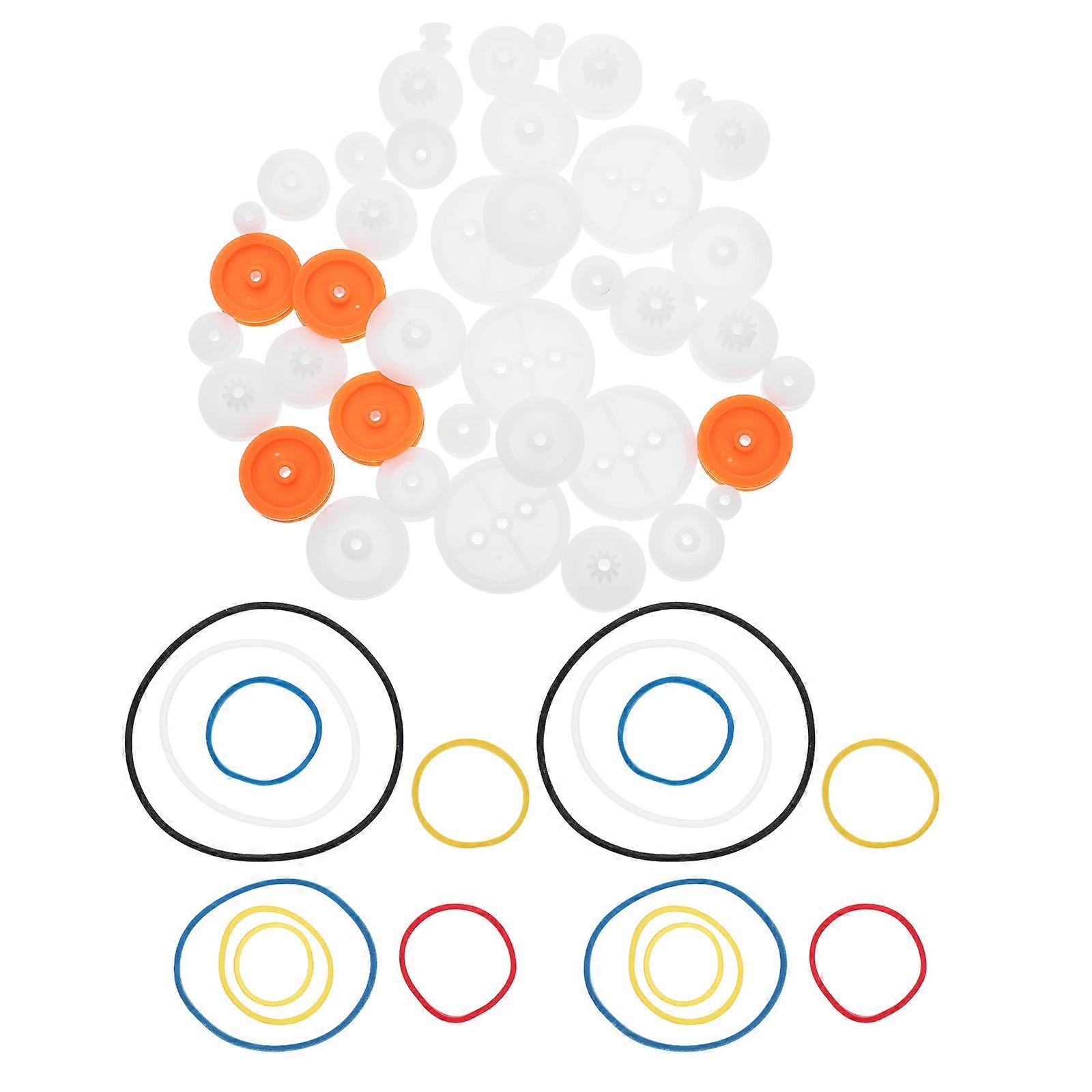 Plastic Pulley Multi Color 250X250X030Cm For Model Car Accessories Workshop Use Durable Use 1Set