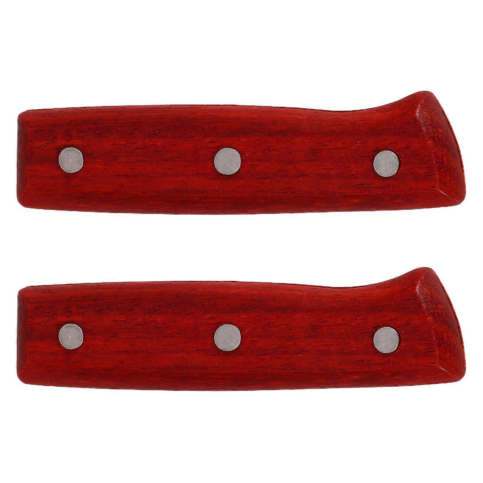 Wooden Handle Replacement for Professional 2Sets Anti Slip Design