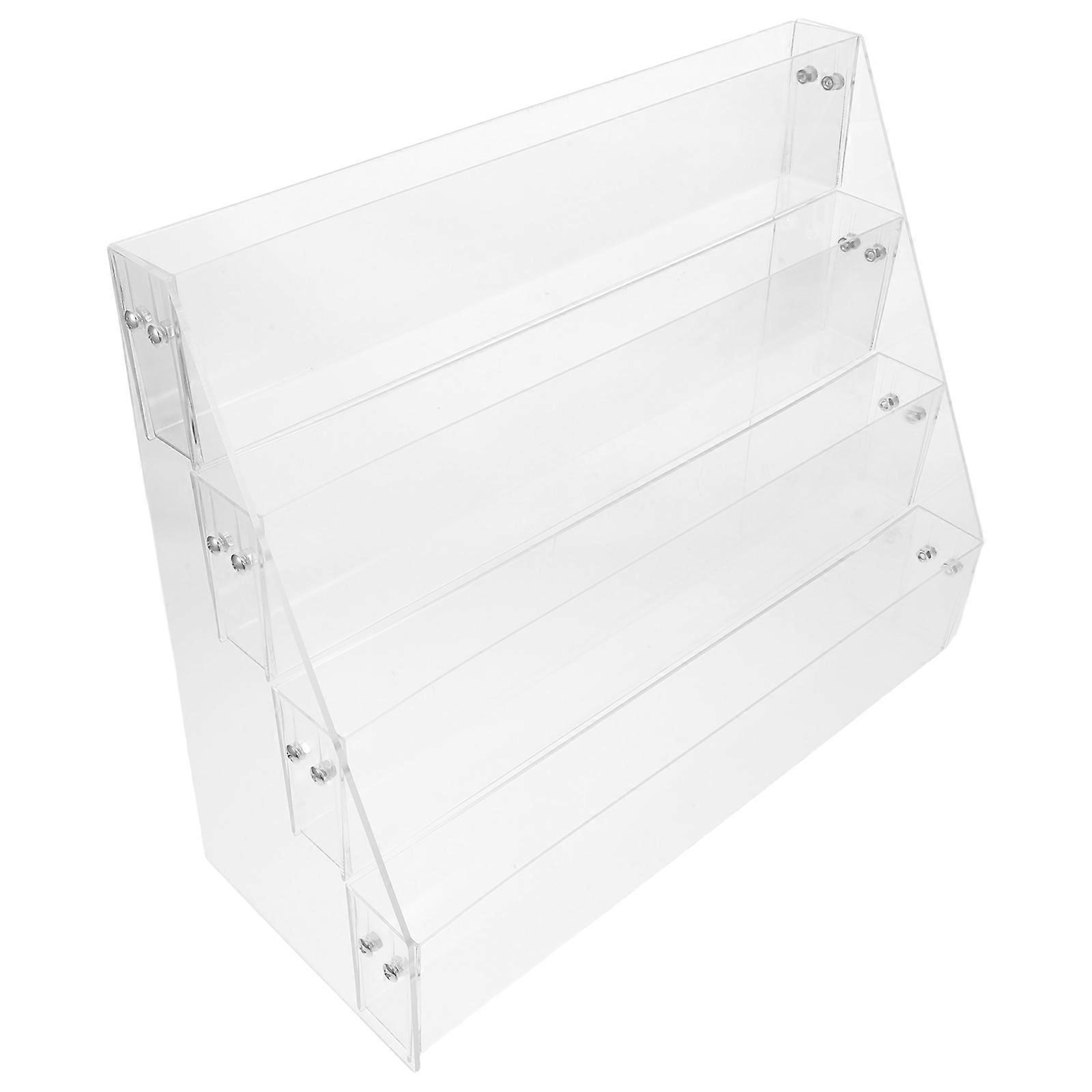 Acrylic Card Display Stand for 4 Tiered Trading Card Holder