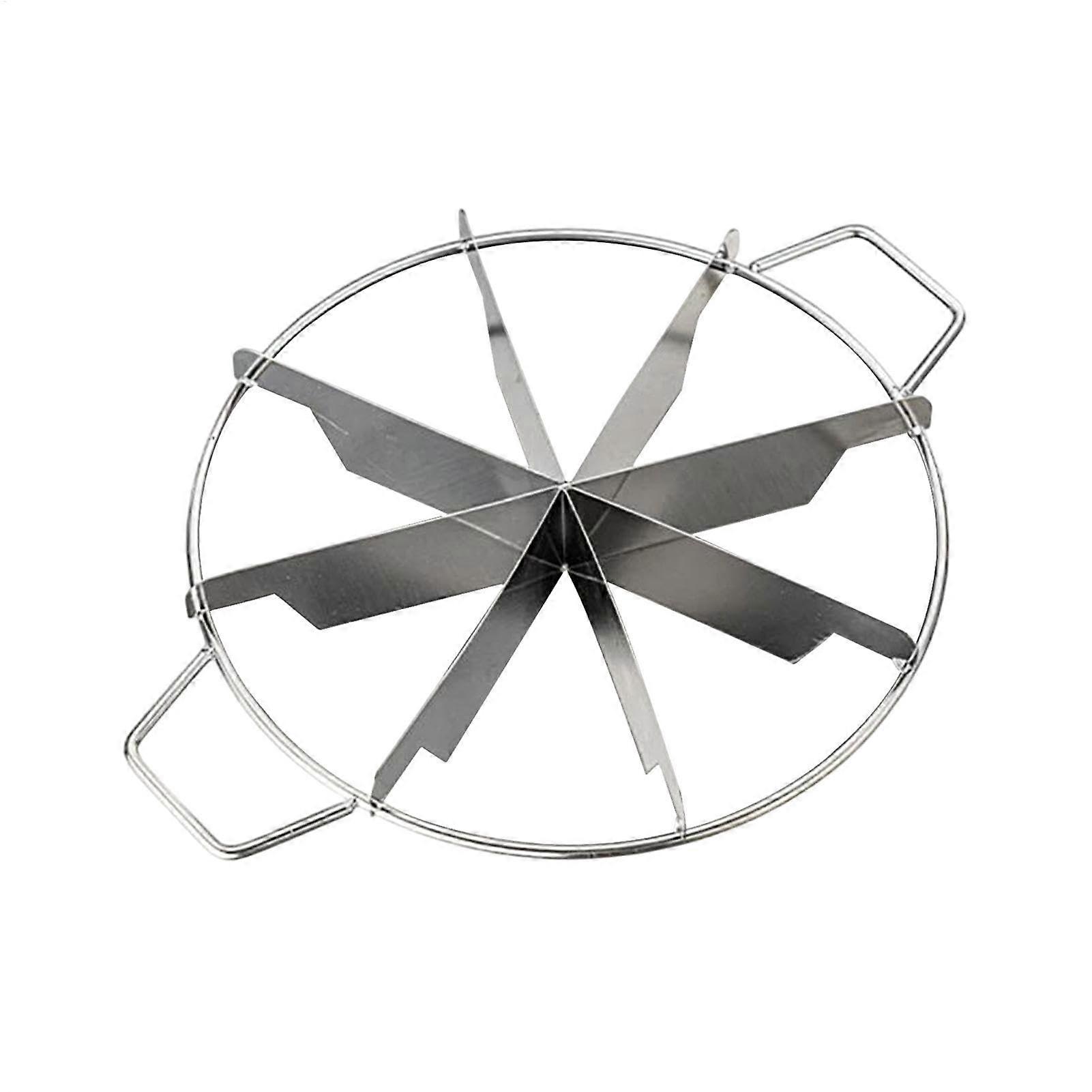 Cake Cutter Slicer Stainless Steel Non‑Stick Pie Divider with Side Handles for Parties and Gatherings