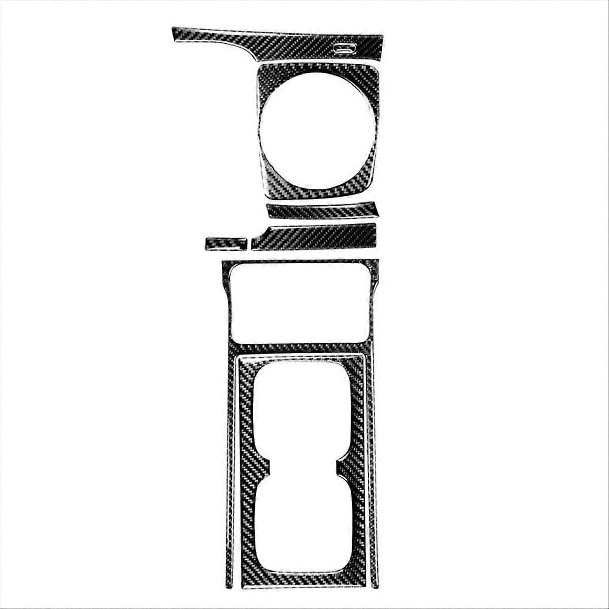 8Pcs for 06-11 Carbon Automatic Gear Shift Cover Trim Set