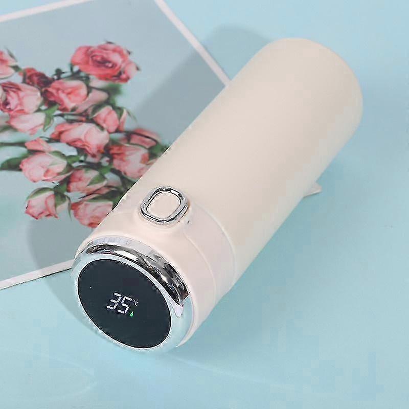 Smart thermal mug for coffee lovers, 420ml water bottle with LED digital display.