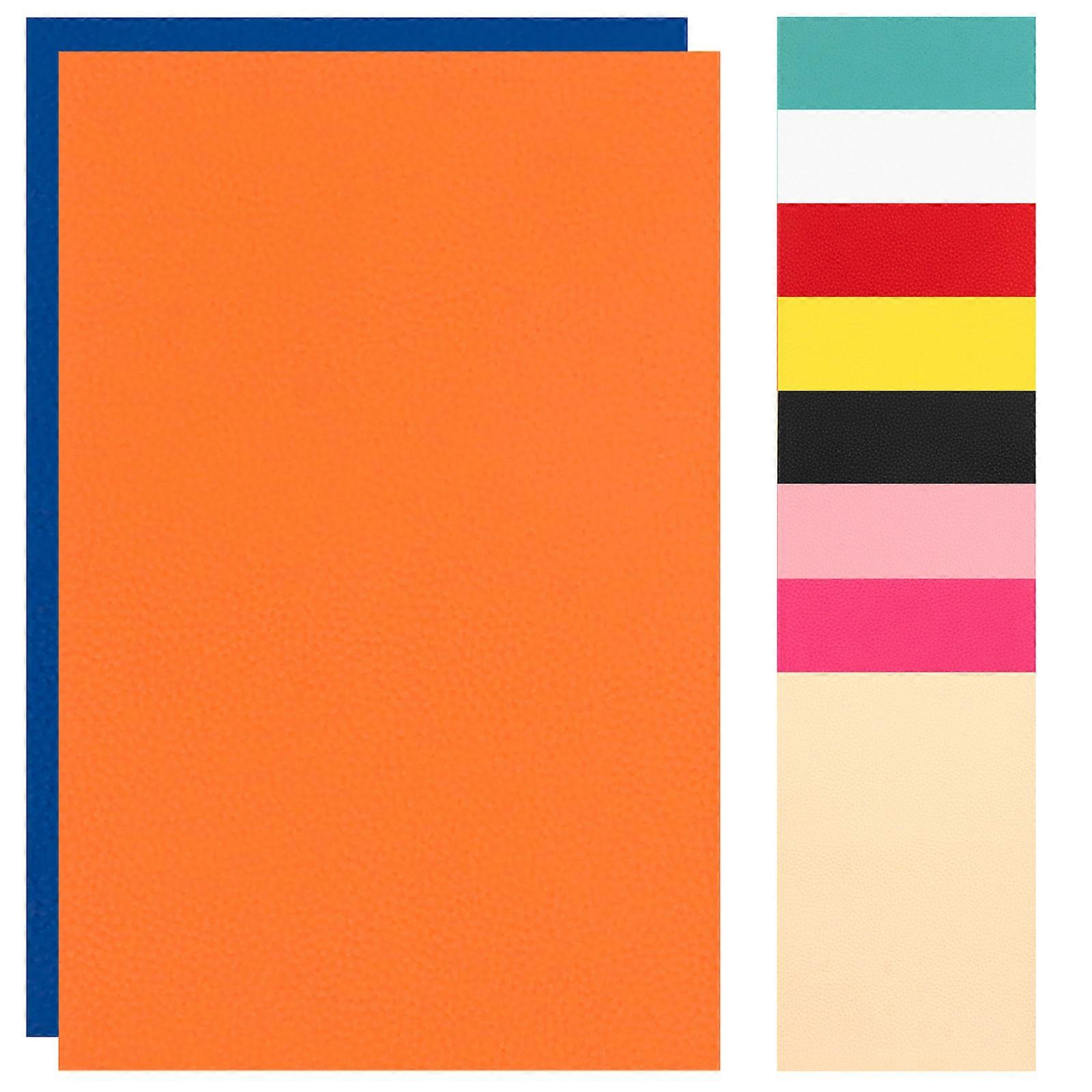 DIY Colored Sheets Faux PU Fabric for Decorative Use 20 Sheets