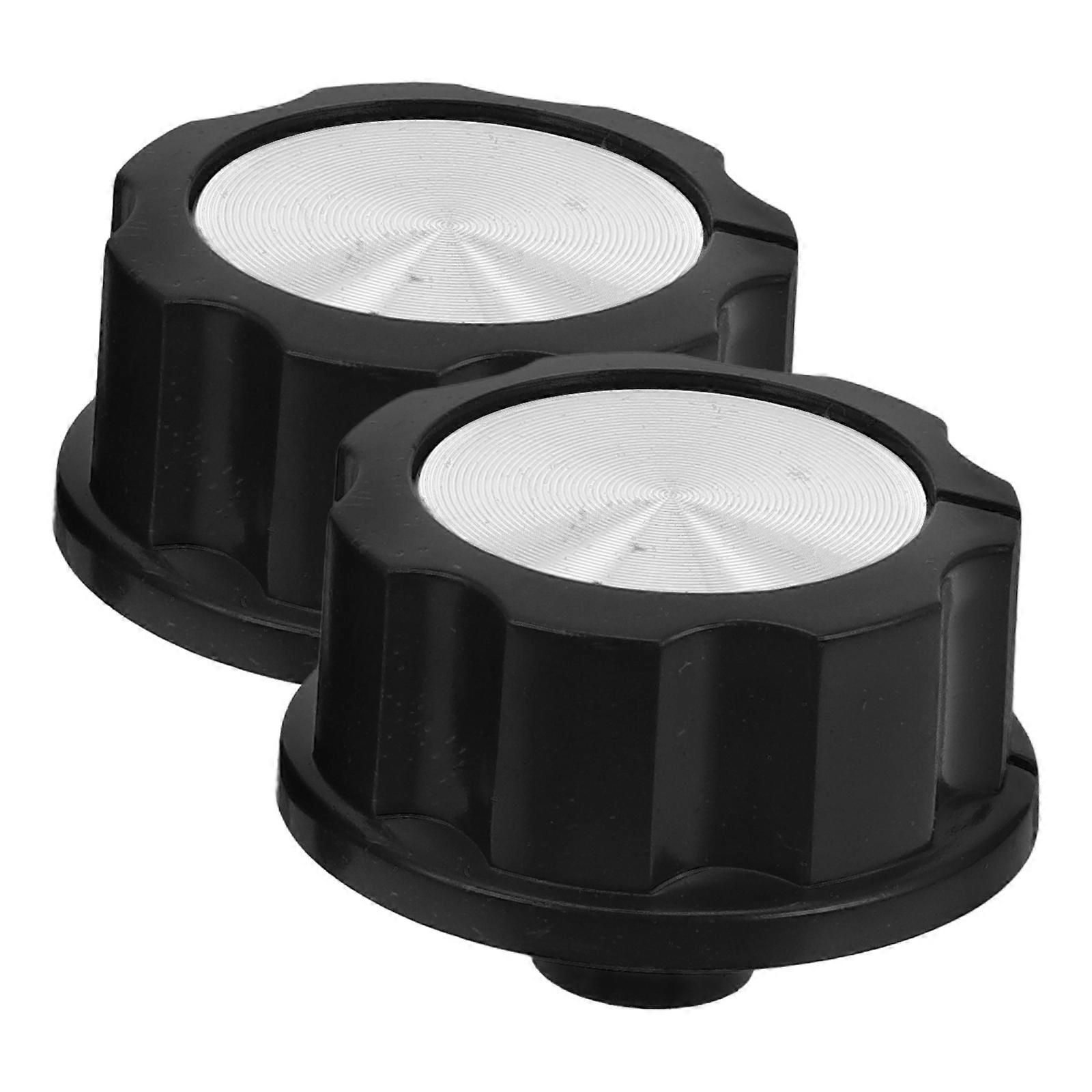 Black Oven Control Knobs for Timer Switch 2Pcs Air Fryer Stove Accessory
