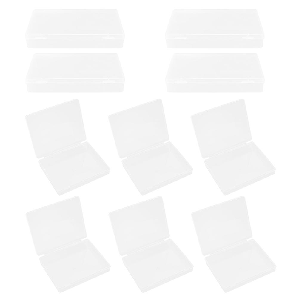 Transparent Plastic Box for Storage Use with 10Pcs Containers