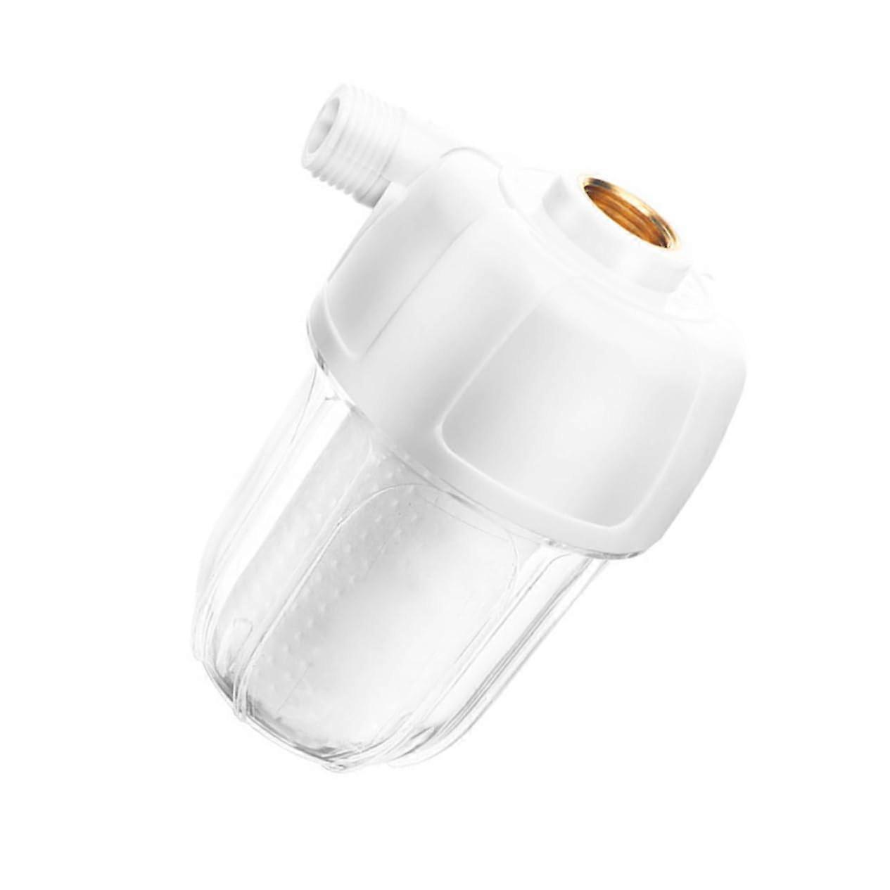 Shower Water Filter and Faucet Water Filter with Transparent Shell Reduces Sediment Buildup