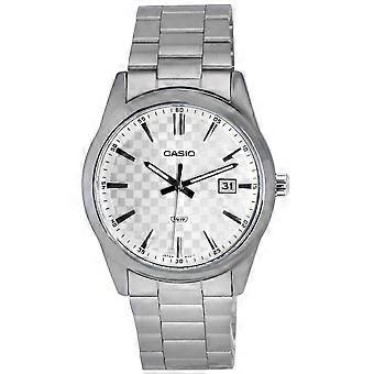 Casio analoginen ruostumattomasta teräksestä valmistettu hopeinen kellotaulu kvartsi MTP-VD03D-7A MTPVD03D-7 miesten kello