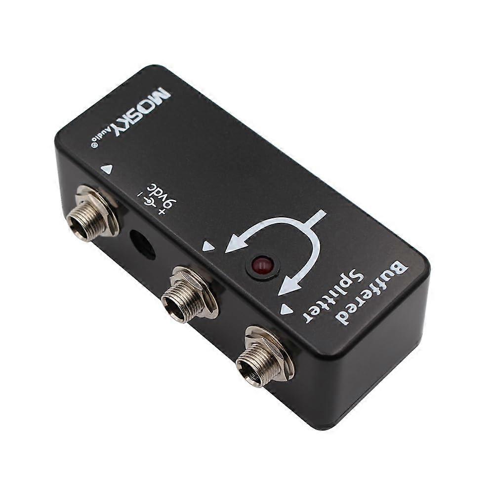 BUFFERED SPLITTER Guitar Effect Pedal With Dual Clean Buffer Output Signal Buffer Splitter For 1/4 Inch Cables