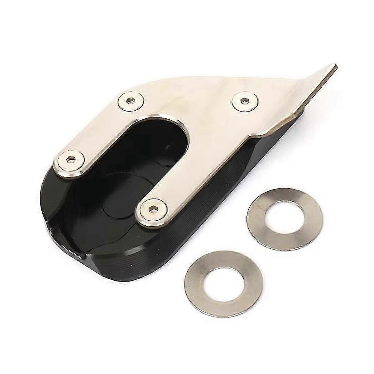 Motorcycle Foot Side Stand Base Extension for BMW Black