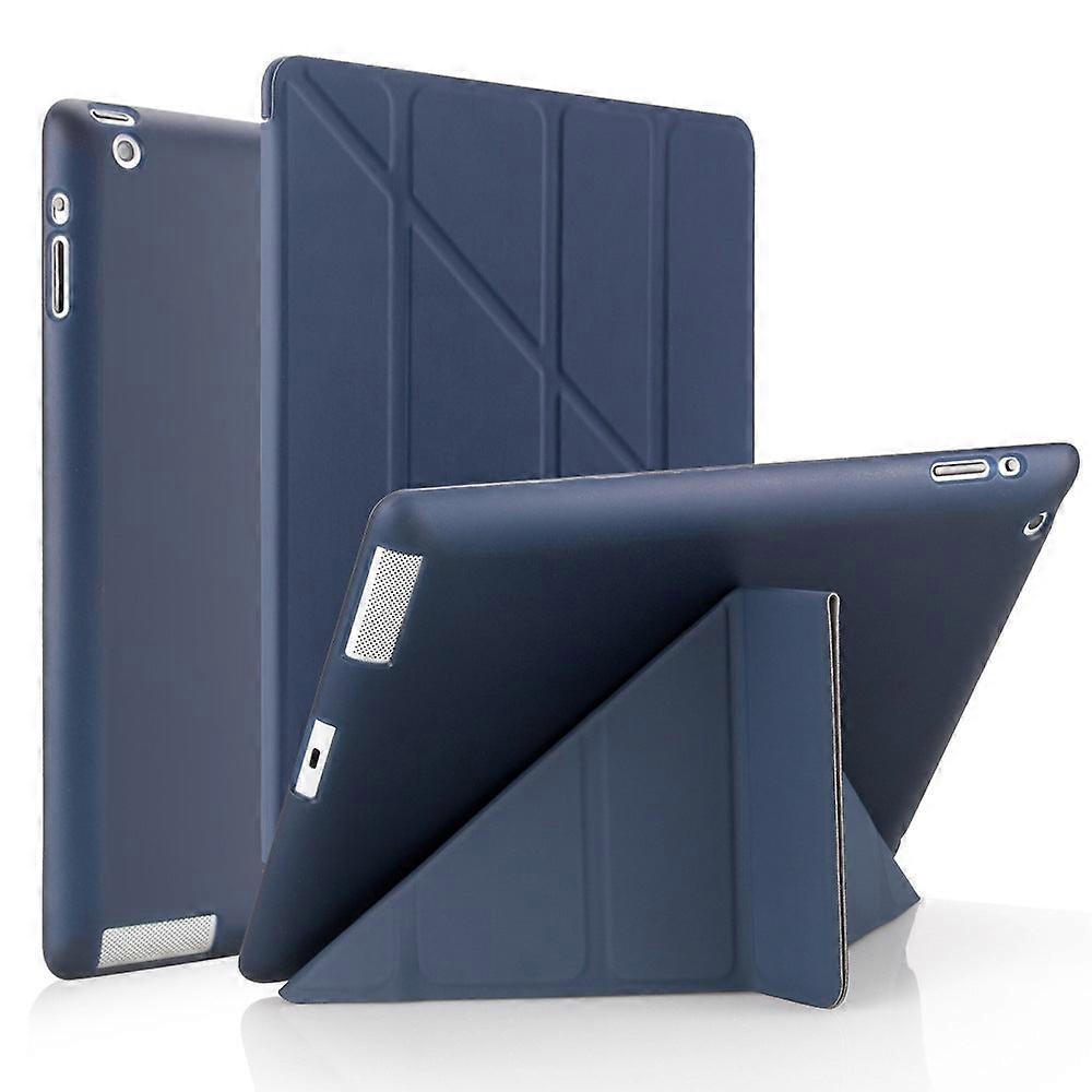Stylish Case For Ipad 10 10.9 2022 Dark Blue Transformers Leather