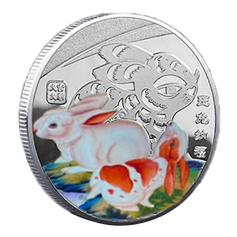 2023 China New Year Of Rabbit Coin Twelve Zodiac Rabbit Commemorative Coin