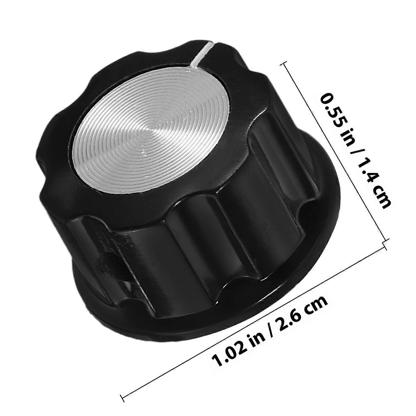 Aluminum Alloy Audio Potentiometer Knob 6Pcs Volume Control Knobs For Sound Device Replacement Musicians Practical Use