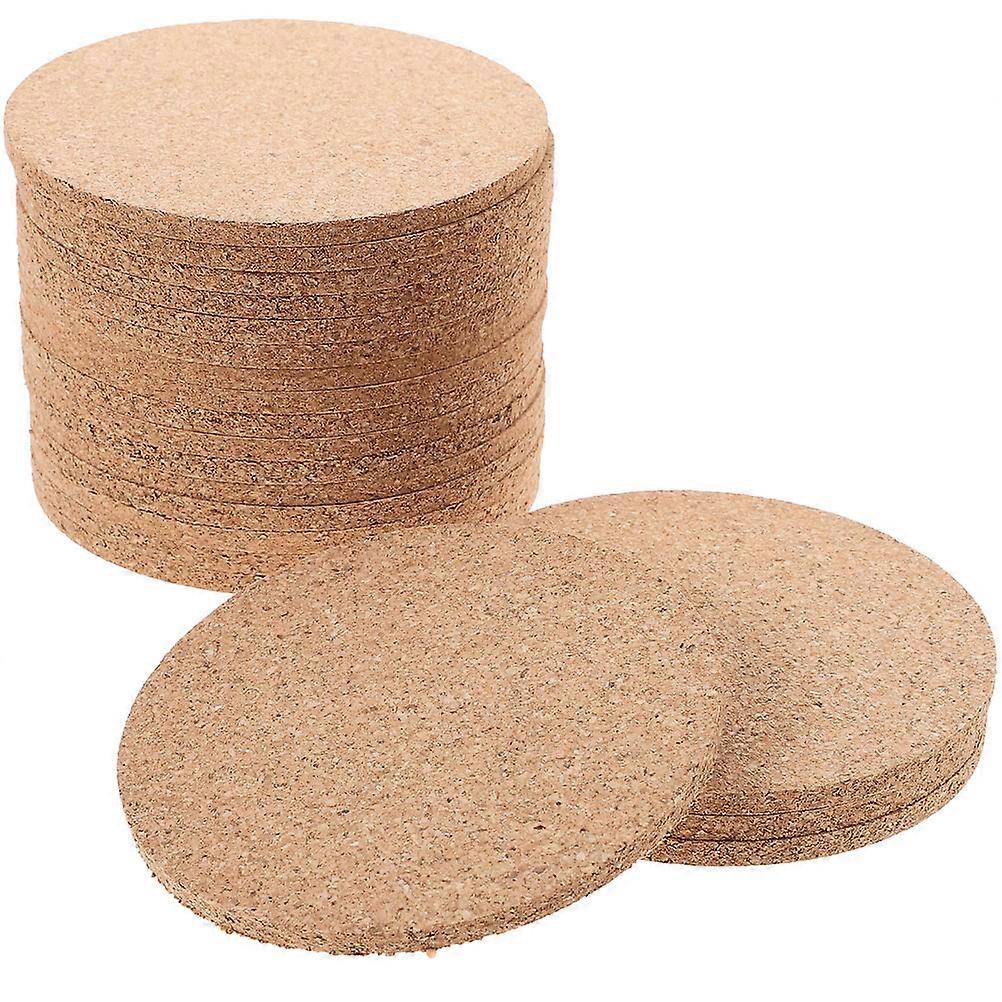 Insulated Cork Coasters Round Protection for Kitchen 20Pcs