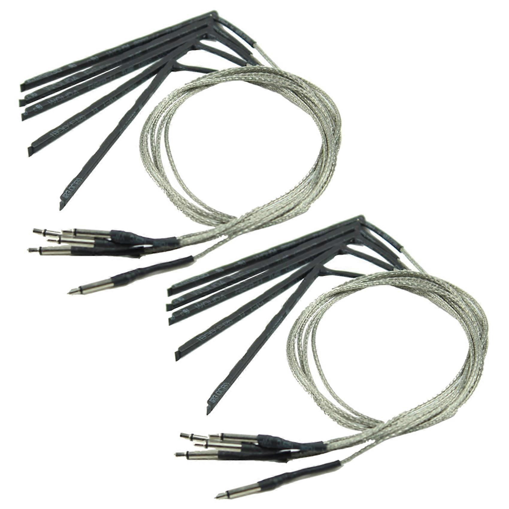 10 Pcs Bendable Acoustic Guitar Transducer Sensitivity Piezo Bridge Pickup Cable