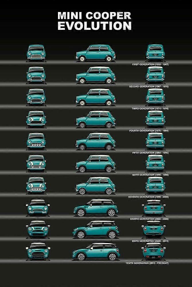 Mini Cooper Evolution Stressverlichter Puzzel QT 1902
