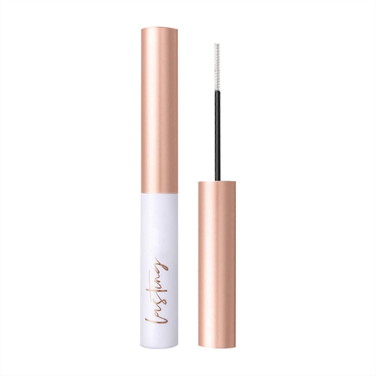 Waterproof Volumizing Mascara with Curl Defining Brush, Smudge Proof Long Lasting Clear Formula
