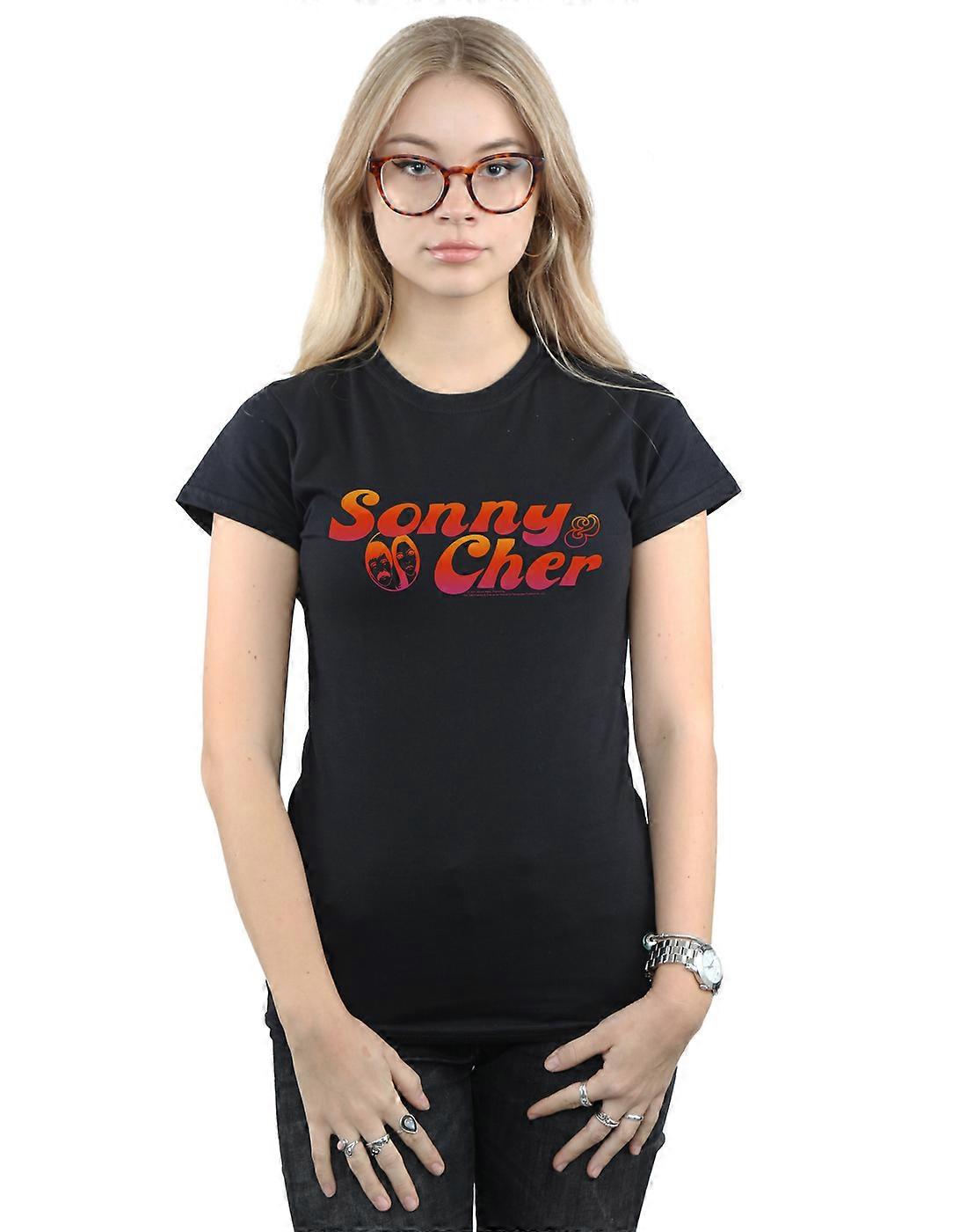 Sonny & Cher Women's Gradient Logo T-paita