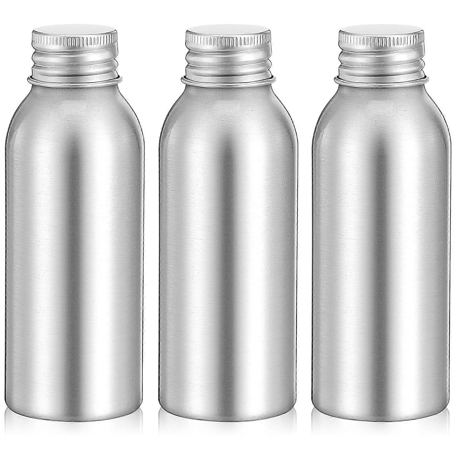 3 Sets Aluminum Bottles Refillable Perfume Empty Container Essential Oil Bottle