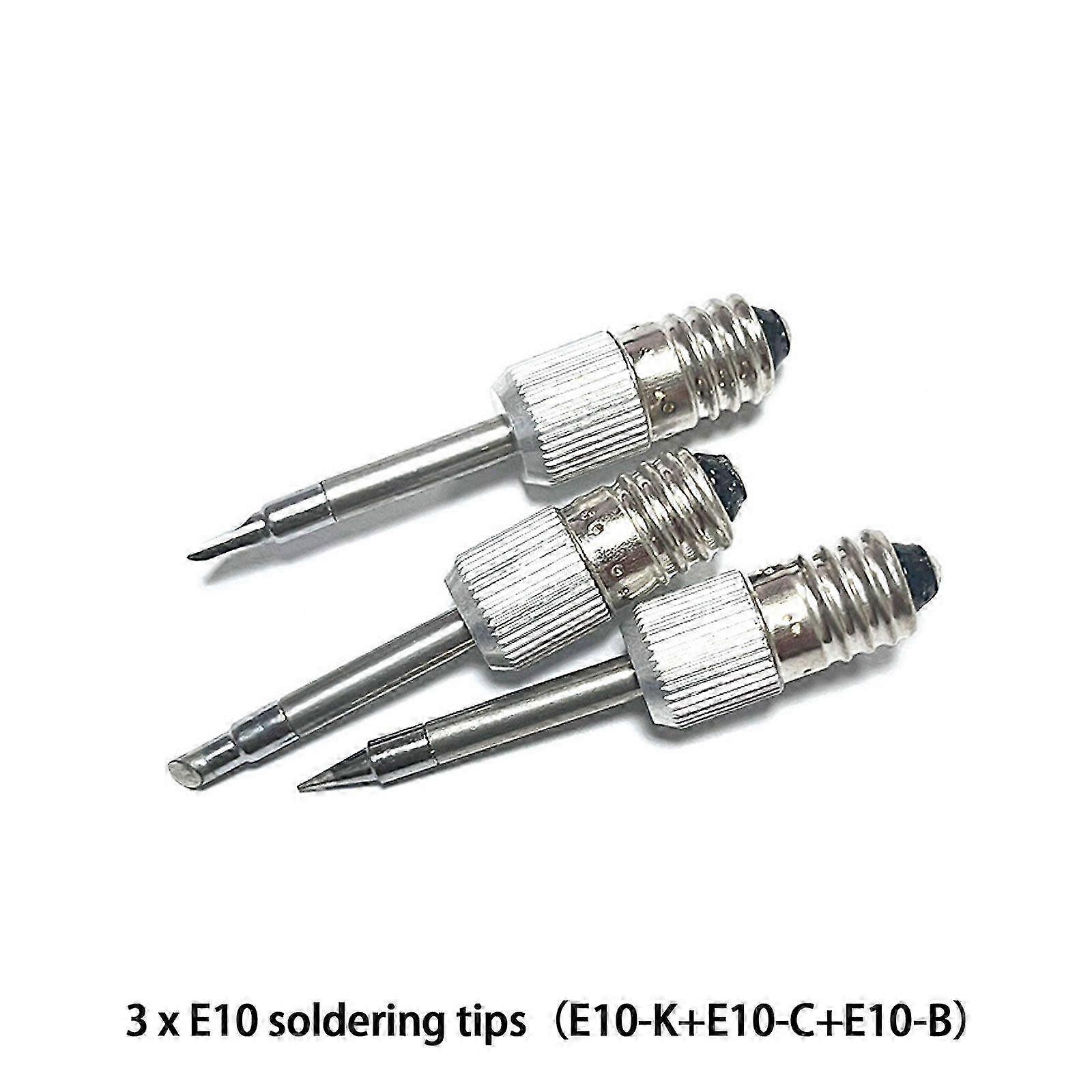3pcs E10 Soldering Iron Tips Replacement New for Parkside PLKA 4B3
