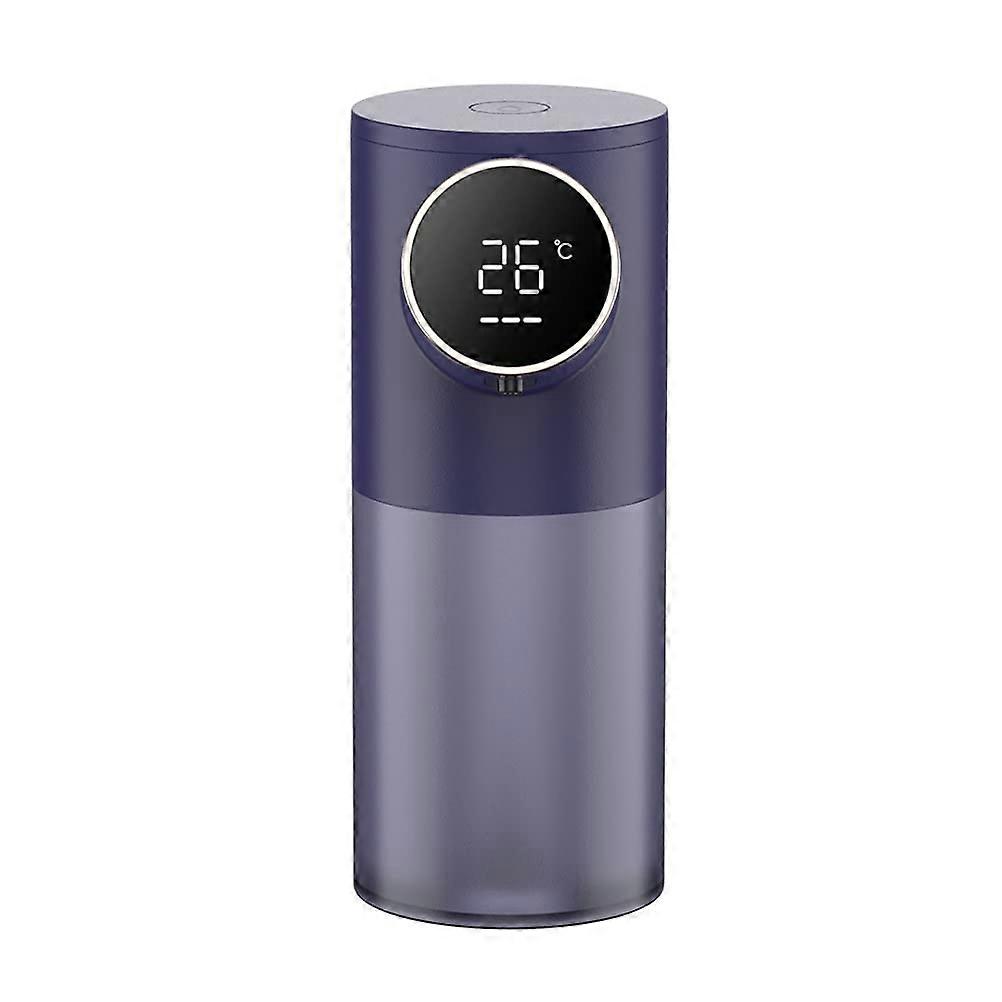 Automatic Foaming Soap Dispenser with Temperature Display, USB Rechargeable 320ml Grey