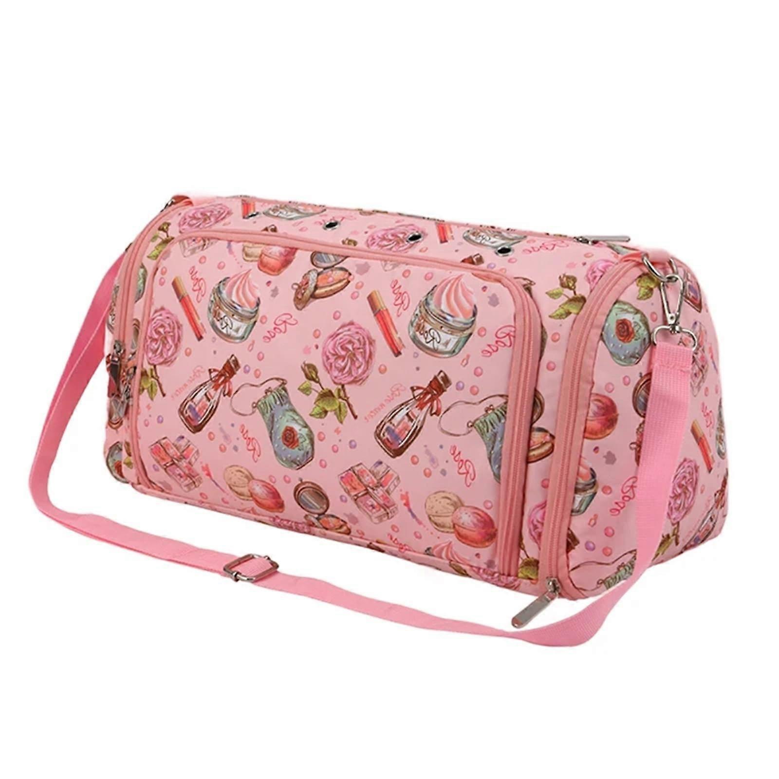 Waterproof Knitting Storage Bag with Multiple Compartments Yarn Organizer Tote for Crochet Projects