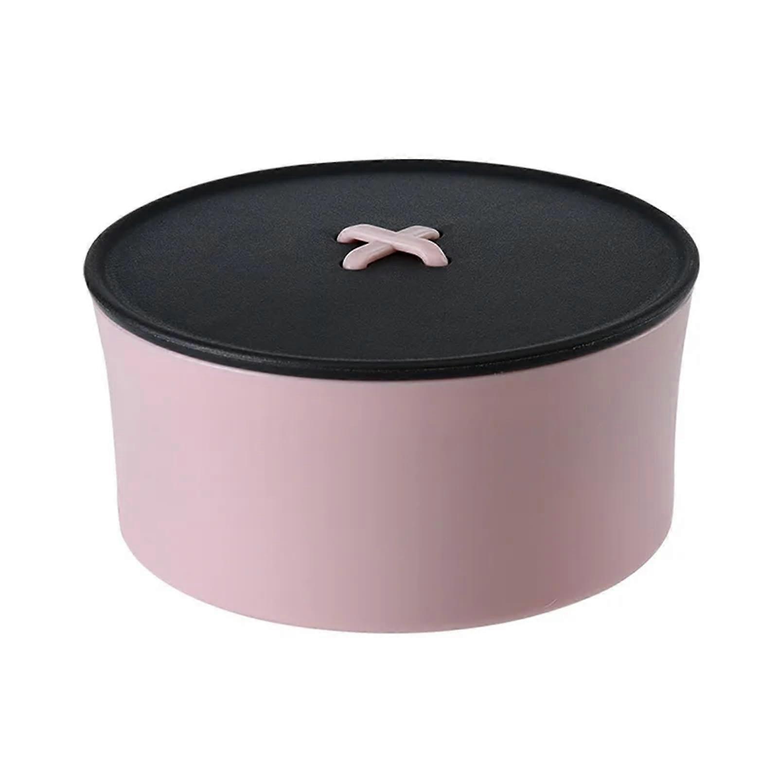 Sewing Kit with Spacious Storage and Easy Organization, Multifunctional Sewing Box Pink Black