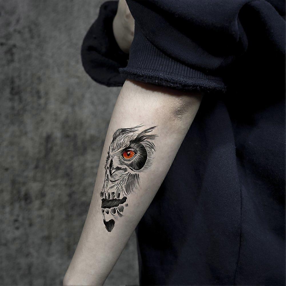 Temporary Tattoo Sheets for Men, Bold Black Body Art, Large NonPermanent 5 Sheet Pack