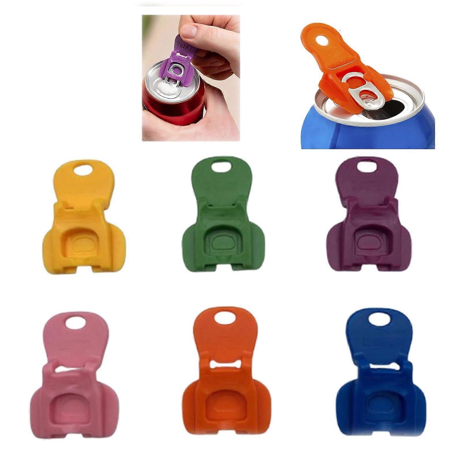 6 pcs Easy Open Can and Bottle Opener Set, Safe Smooth Surface, Quick Soda Beer Opening