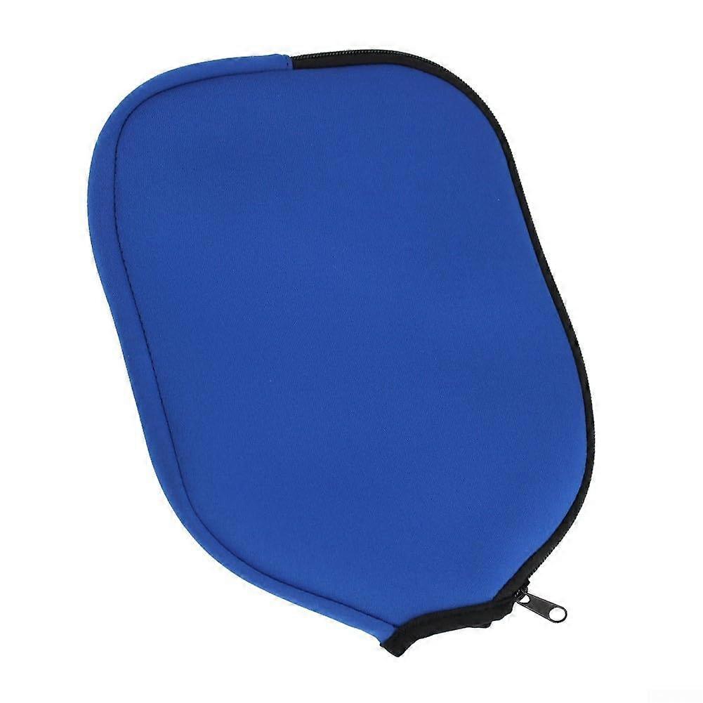 Waterproof Neoprene Pickleball Paddle Cover with Shock Absorption and Durable Padding Blue