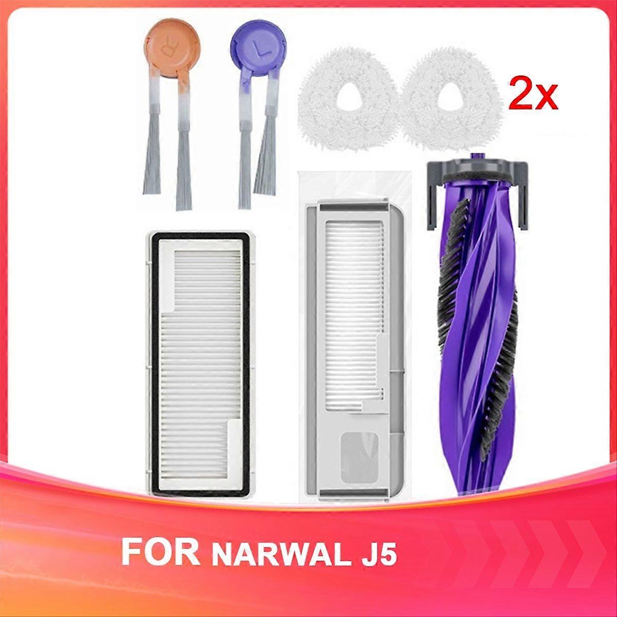1 set for NARWAL J5 Replacement Consumables Sweeper Parts
