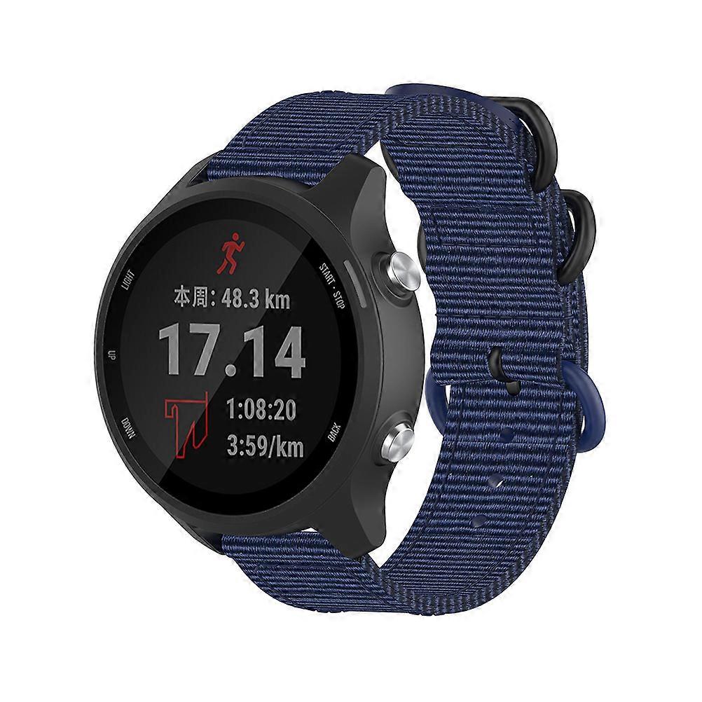 Nylon Strap Watch Replacement for Watch Blue Solid Color Compatible Band