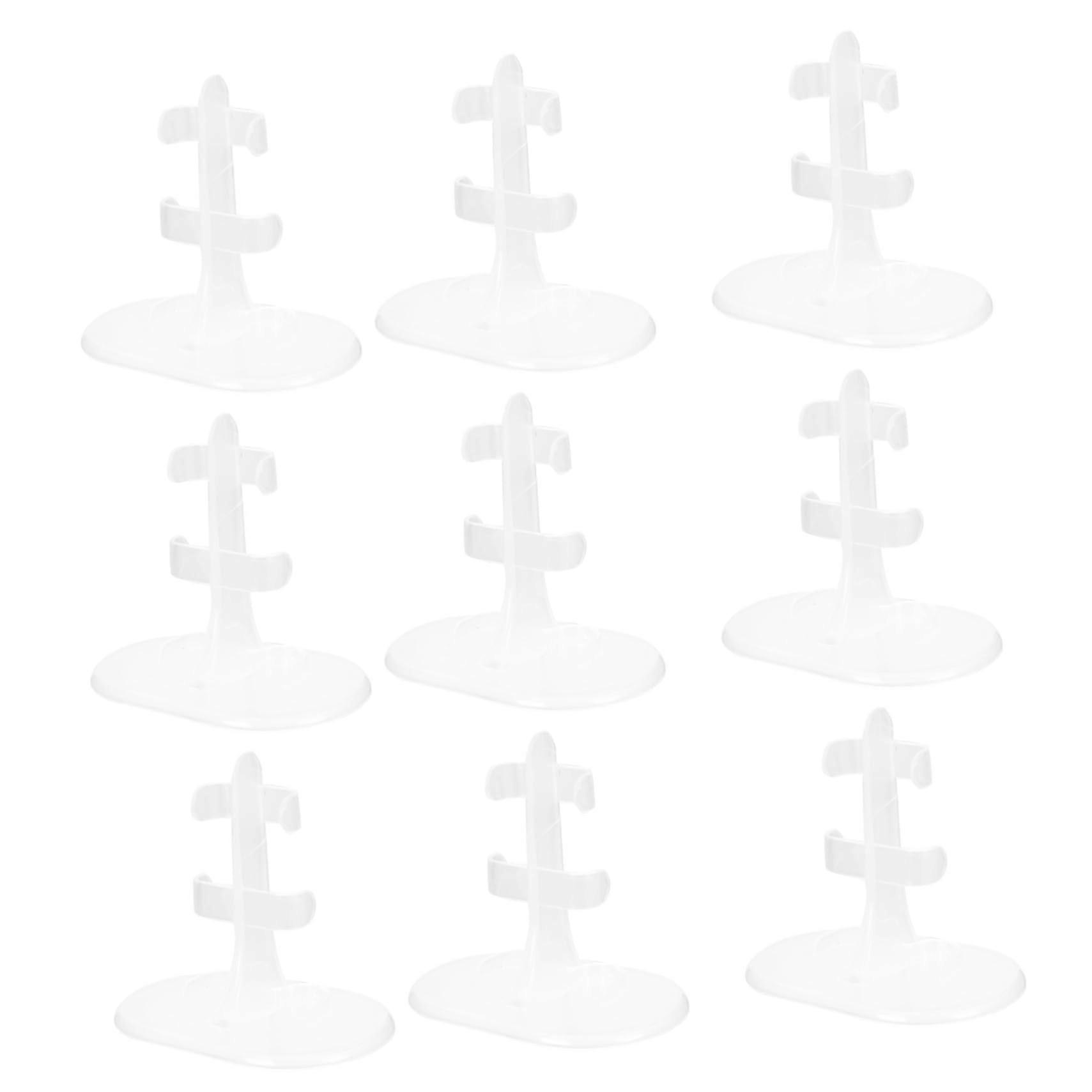 Doll Display Stand Set, Adjustable Plastic Doll Holder for Collectors, Stable Upright Support