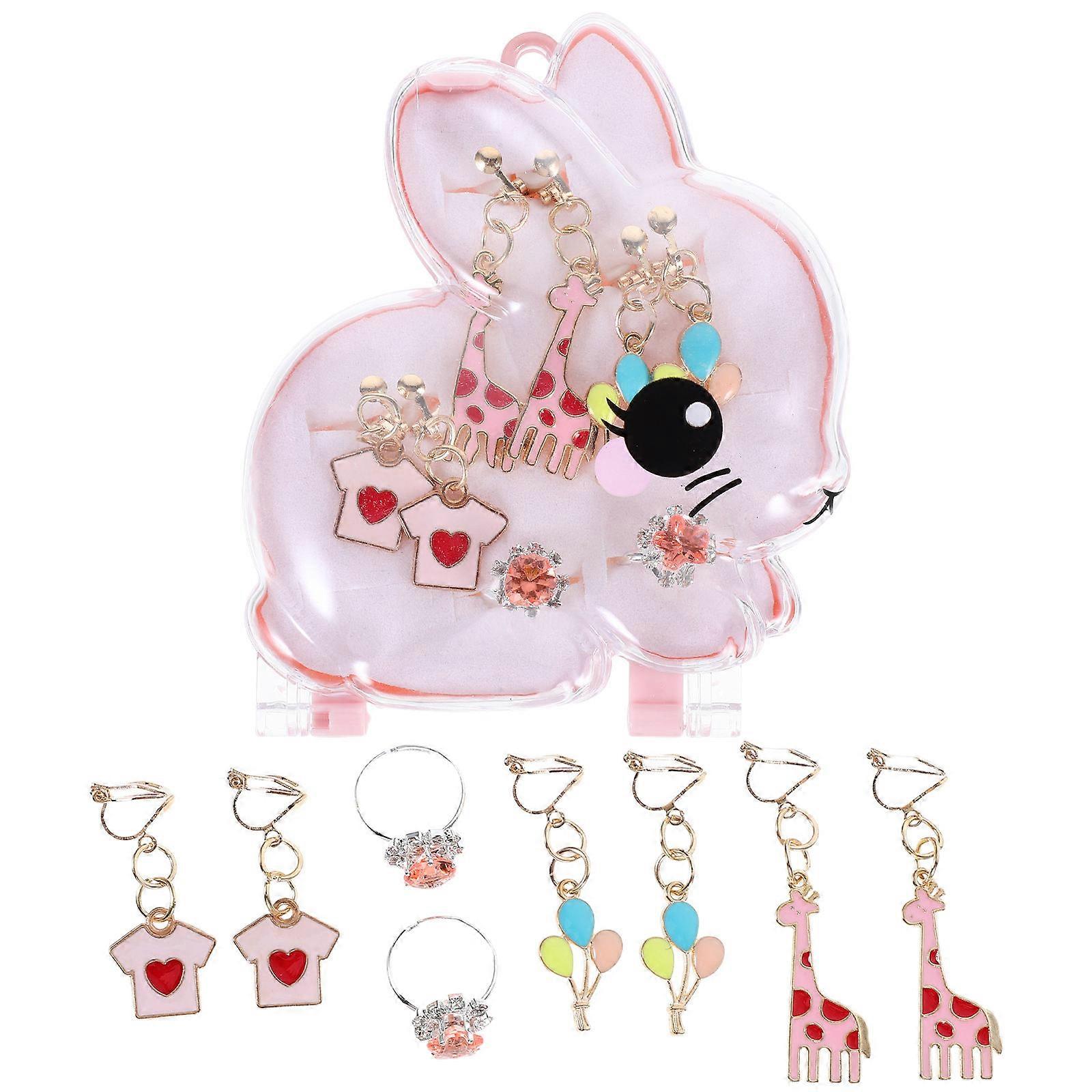 Children's Clip on Earrings Assorted for No Piercing Use 1Set
