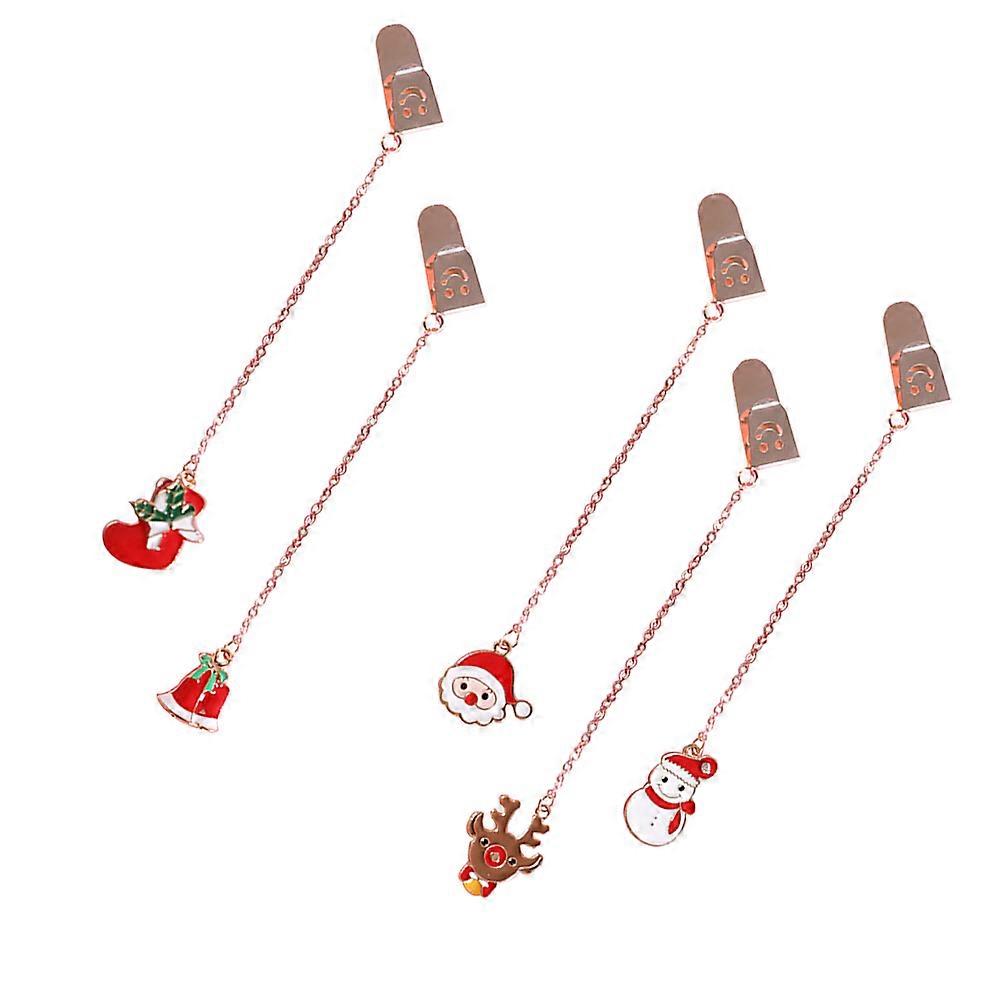 Bookmark Pendant for Reading Creative Metal 10Pcs Assorted Colors