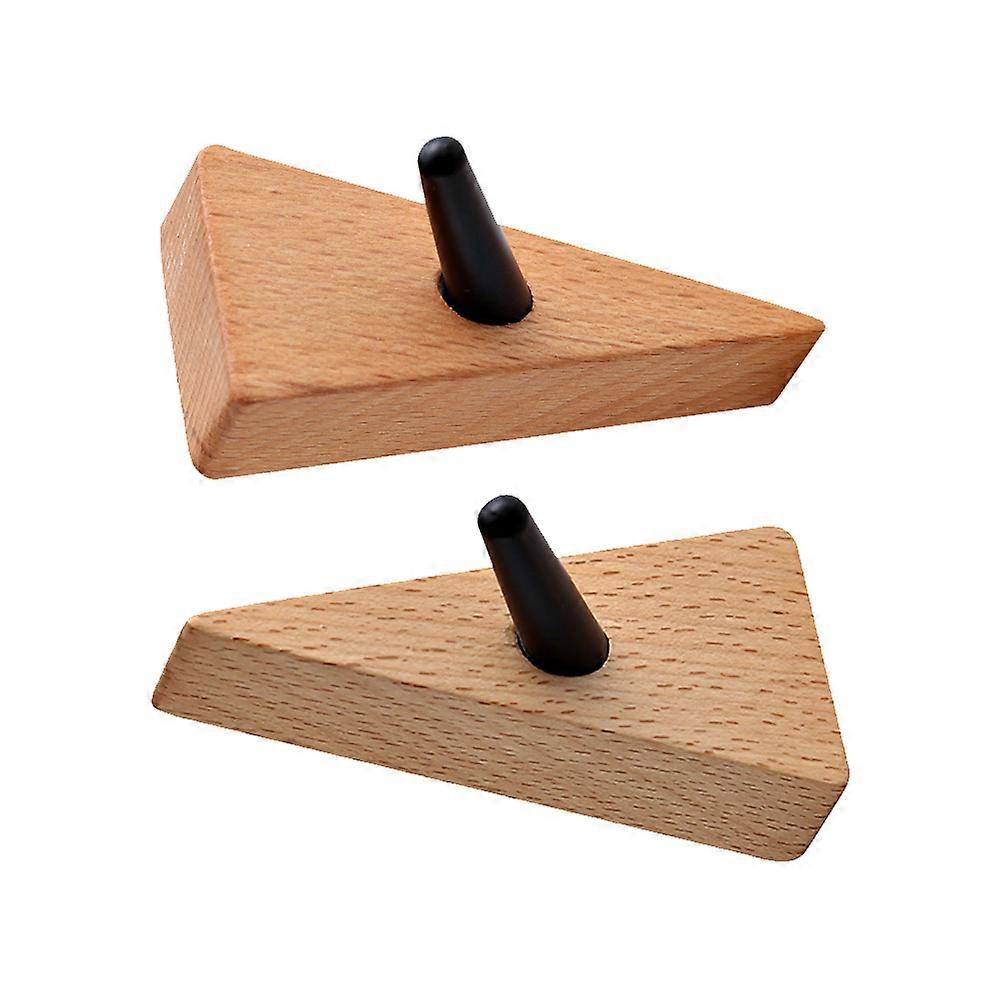 Clothes Hanger Beech Wall Hanging Hook 2Pcs for Storage Use