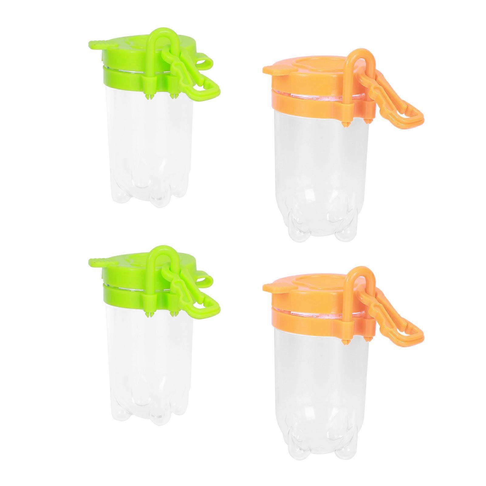 Plastic Insect Observation Box for Kids Outdoor Storage Containers 4Pcs
