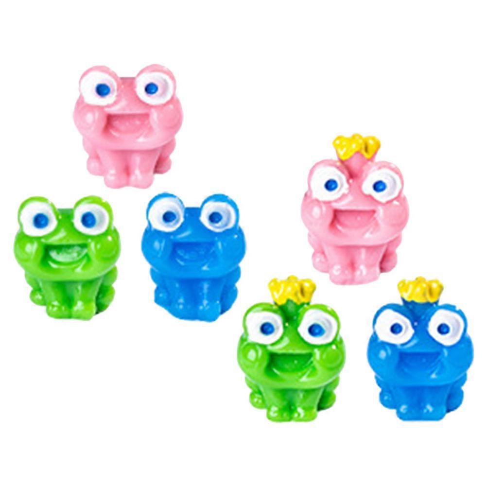 Mini Frog Figurines Resin for Decor 6Pcs Tiny Frog Figurines Miniatures Set