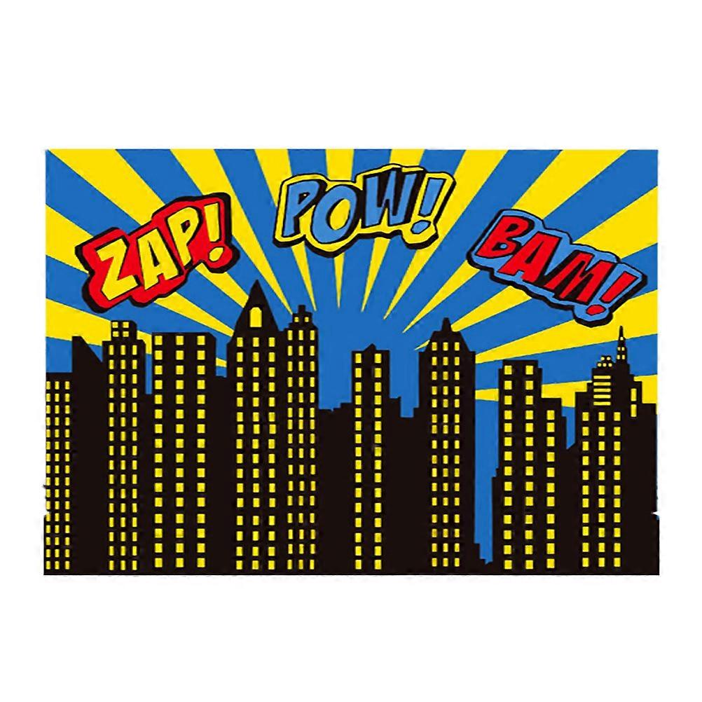 3D Background Building for Photography Use with 1 Piece Black