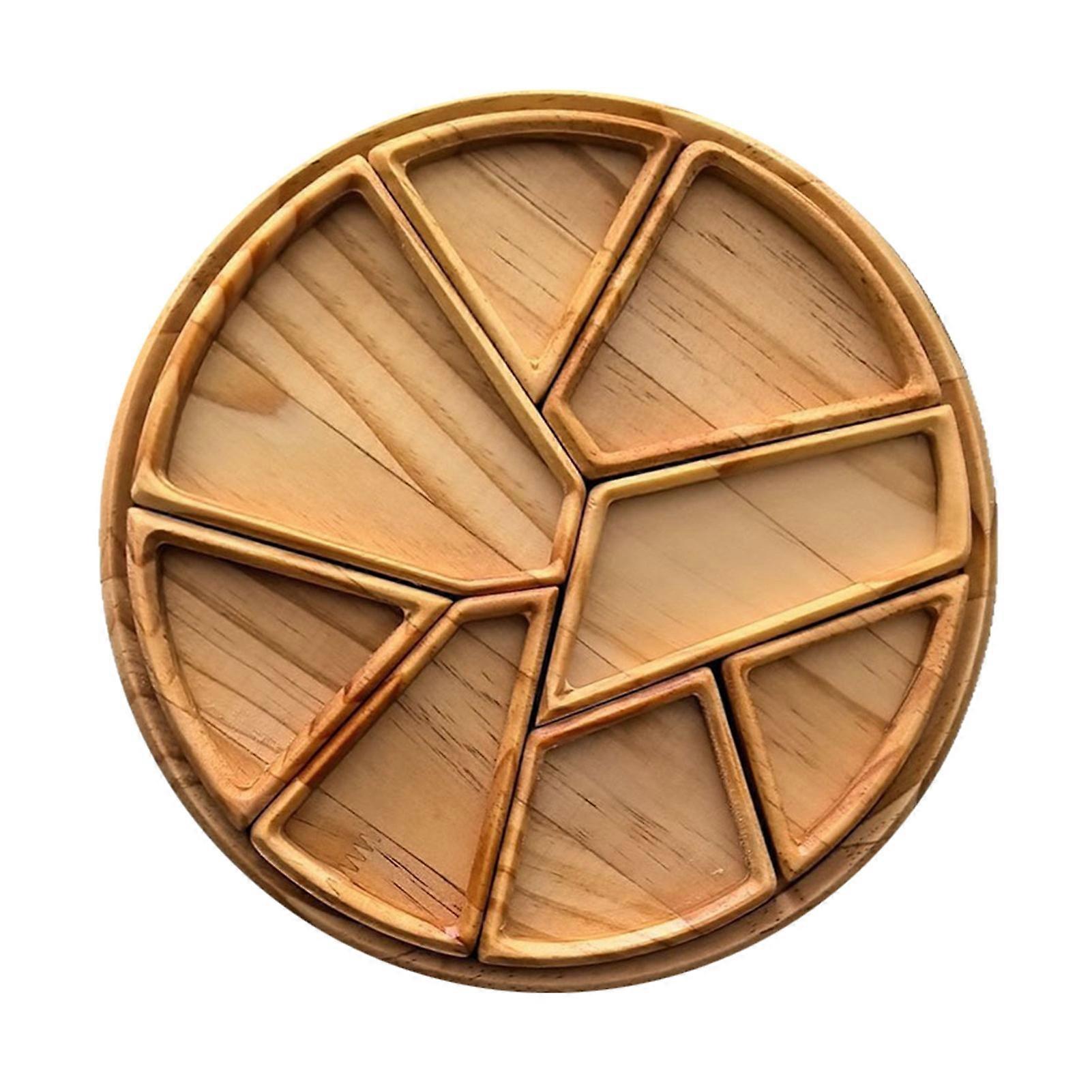 8 Compartment Serving Platter for Party and Home Use